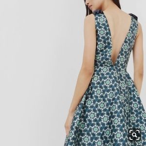 Ted Baker Kaleidoscope Bow-Detail Dress